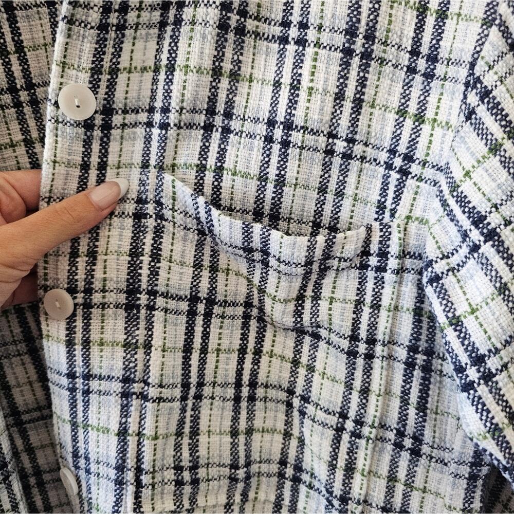 Abercrombie And Fitch Oversized Plaid Shacket - image 2